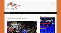 Desktop Screenshot of festival-ndjamvi.com
